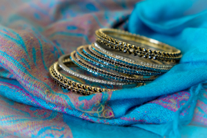 These bangles were given to me by Vinay's aunt we call Mommi and his sister-in-law, Sarita and brother-in-law. The only bangles I could take with me for my travels but at least I have them. 